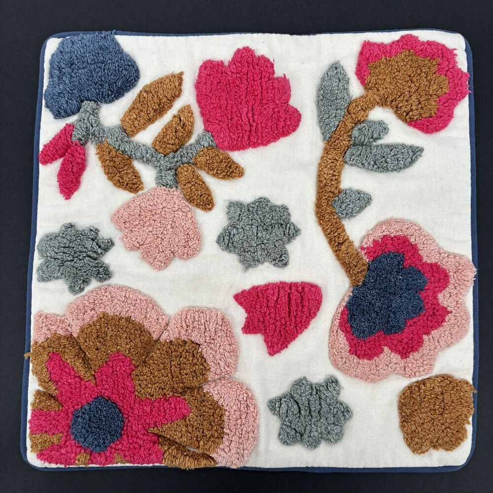 Louise Misha Pillow Cushion Cover REGYNA TUFTED COTTON Boho NWT Cotton